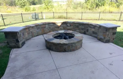 Cozy fire pit